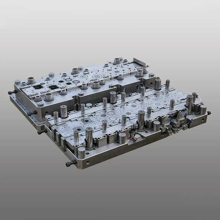 Khuôn tiến bộ hai hàng cho máy nén tủ lạnh